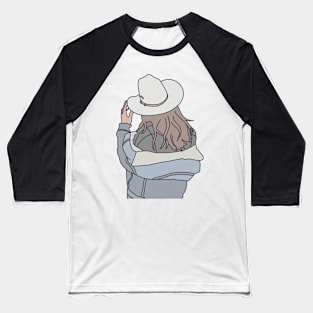 retro cowgirl Baseball T-Shirt